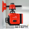 Лазерный уровень RGK ALPHA 3D с калибровкой с зелёным лучом
