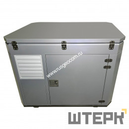 Тихий зимний кожух для генератора 1600 RAL 7024 (2 вентилятора)