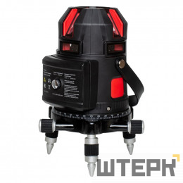 Комплект: лазерный уровень RGK UL-44W Black + штанга-упор