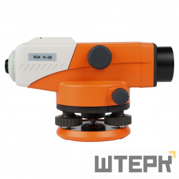 Комплект оптический нивелир RGK N-38 + штатив S6-N + рейка AMO S4