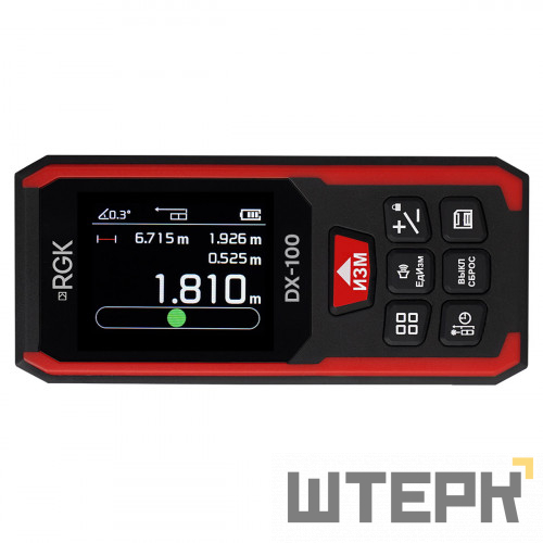 Лазерный дальномер RGK DX-100