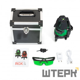 Лазерный уровень RGK LP-64G с зеленым лучом