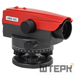 Комплект оптический нивелир AMO 32C + штатив RGK S2-N + рейка AMO S35