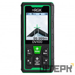 Лазерный дальномер с видоискателем RGK DV100 с калибровкой