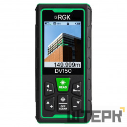Лазерный дальномер с видоискателем RGK DV150 с калибровкой