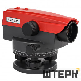 Комплект оптический нивелир AMO 32C + штатив RGK S2-N + рейка AMO S45