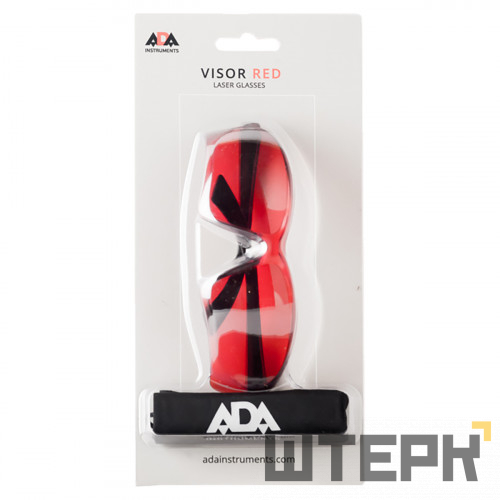 Красные лазерные очки ADA VISOR RED laser glasses