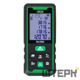 Лазерный дальномер RGK DL50G - зеленый луч