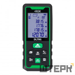 Лазерный дальномер RGK DL70G - зеленый луч