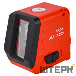 Лазерный уровень RGK ALPHA 202 с зелёным лучом