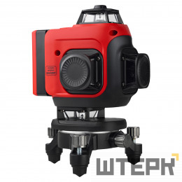 Лазерный уровень RGK ALPHA 4D с зелёным лучом