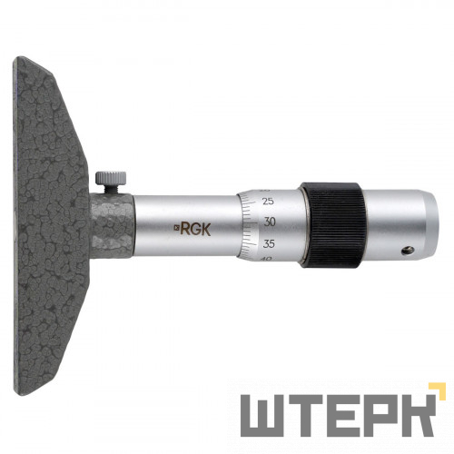 Глубиномер микрометрический RGK GM-50 с калибровкой