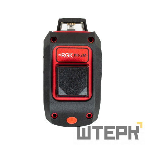 Комплект: лазерный уровень RGK PR-2M + штанга-упор RGK CG-2