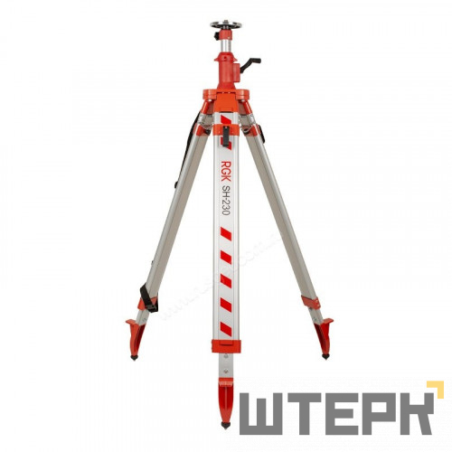 Комплект: ротационный нивелир AMO ROTOR 300 + штатив RGK SH-230 рейка