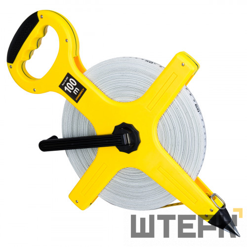 Геодезическая рулетка Ermenrich Reel SL100 жёлтый