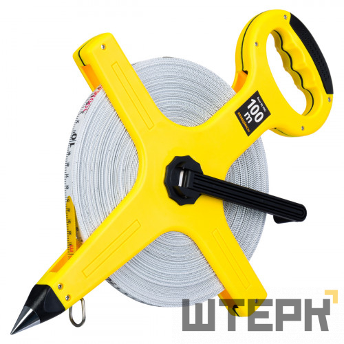 Геодезическая рулетка Ermenrich Reel SL100 жёлтый