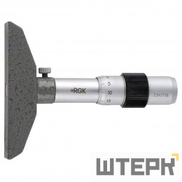 Глубиномер микрометрический RGK GM-100 с калибровкой