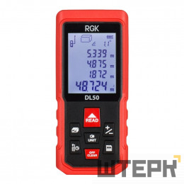 Лазерный дальномер RGK DL50 (с поверкой)