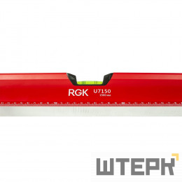 Пузырьковый строительный уровень с магнитом RGK U7200 2 м (200 см)